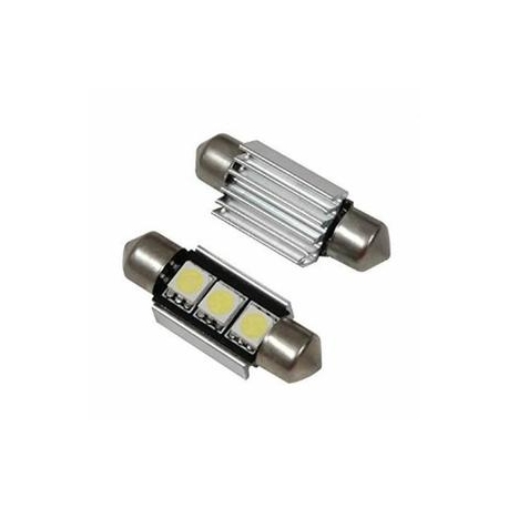 Veilleuses ampoules navette C5W à Led 1W CANBUS