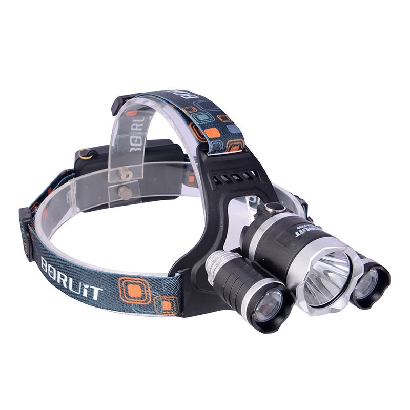Phare LED 9000 Lumen 3 T6 Lampe frontale 3 x XM-L T6 LED lampe frontale lampe torche lampe frontale lampe frontale pour camping chasse pêche
