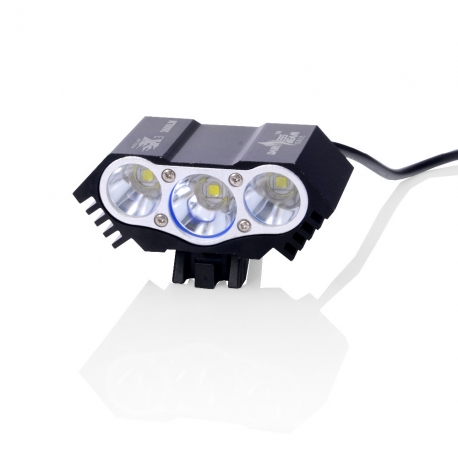 Lampe LED VTT et vélo ultra puissante X3 CREE triple LED