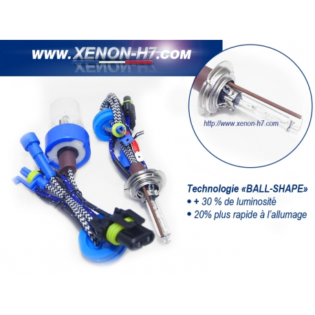 Ampoules xenon H7X 100W métal haut de gamme - vendues par paire