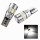 Ampoules veilleuses LED T10 W5W haut de gamme CANBUS 6W CREE - Blanc