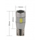 Ampoules veilleuses LED T10 W5W haut de gamme CANBUS 6W CREE - Blanc