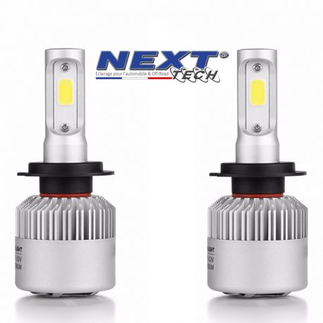 2) ampoule H7 LED blanc 6000K - Équipement moto