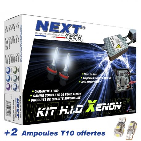 Kit xénon moto et scooter H3+H9 55 Watts XPO anti-erreur ballast aluminium