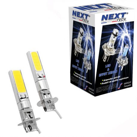 Ampoules H3 LED 30W 270° blanc - Next-Tech®