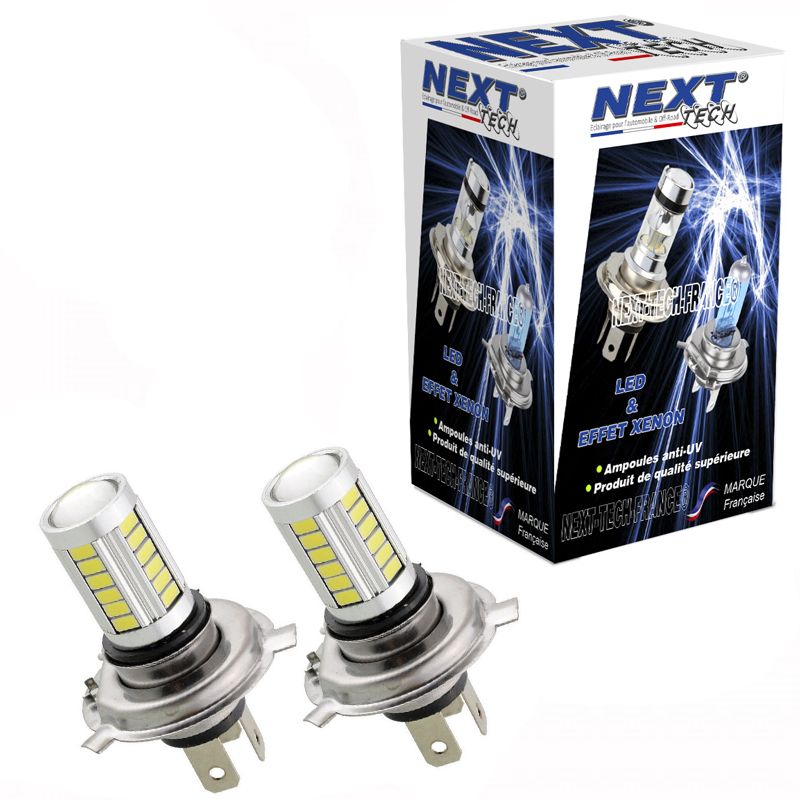 Ampoules H4 LED 20W blanc - Next-Tech®