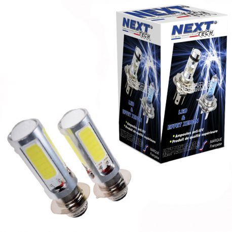 Ampoules BA20D 35W LED blanc - Next-Tech®