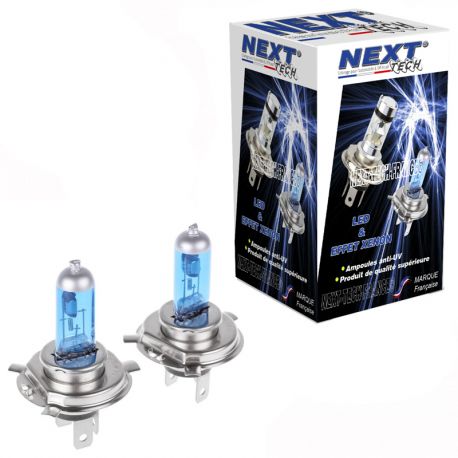 Ampoules H4 100W effet xenon 6000K Next-Tech® 