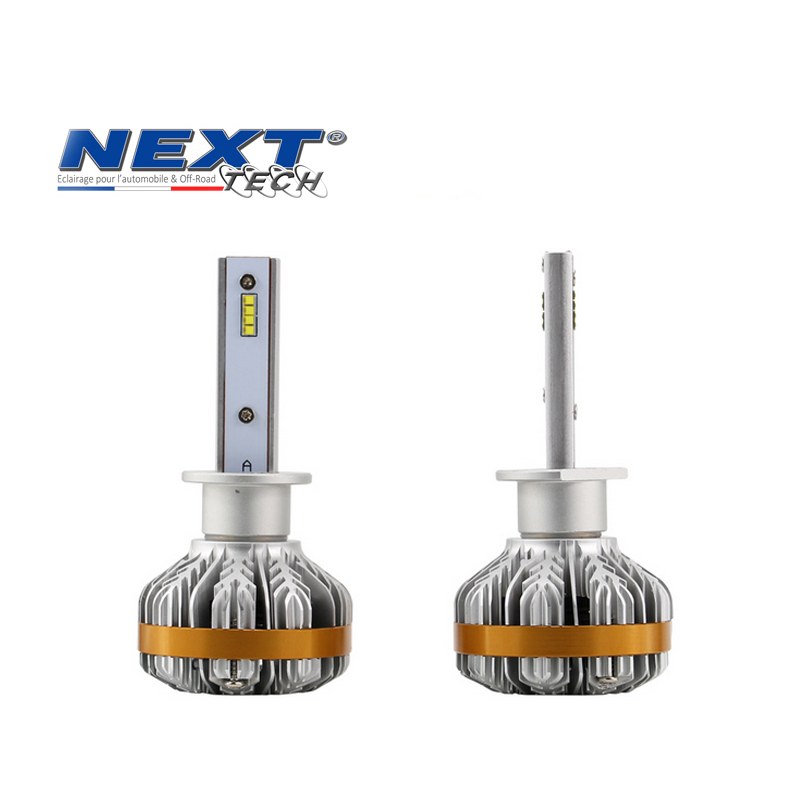 Ampoules H1 75W LED ventilées blanc - Next-Tech