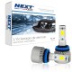 Ampoules H11 LED mini ventilées 75W blanc - Next-Tech®