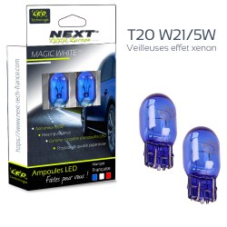 Veilleuses effet xenon type W21/5W T20