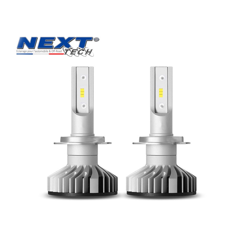 Ampoules LED ventilées H4 75W blanc - Next-Tech®