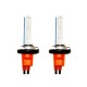 Ampoules xénon métal H7 Orange 55Watts de rechange - Vendues par paire