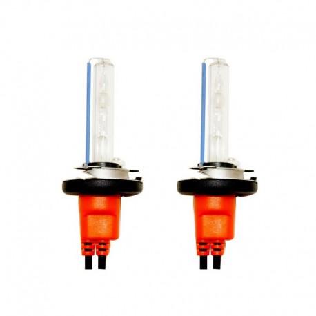 Ampoules xénon métal H7 Orange 55Watts de rechange - Vendues par paire