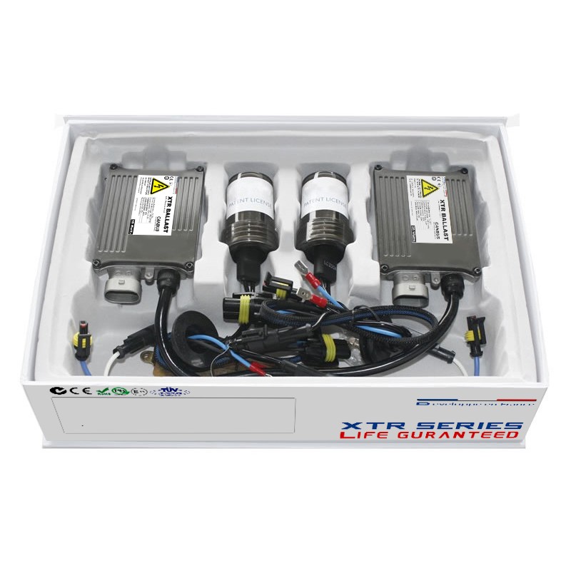 Kit xénon H7 55 Watts XTR CANBUS anti-erreur ampoule métal voiture