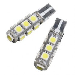 Ampoules veilleuses à LED T10 SMD 7W - Blanc 