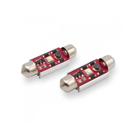 Veilleuses ampoules navette C5W à 1 Led CREE CANBUS