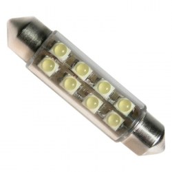 Navette C10W à 8 Led CANBUS 1W