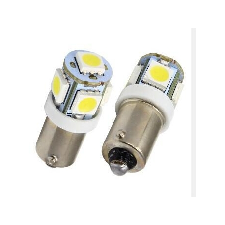 Ampoules veilleuses à LED BA9S / T4W SMD 2W - Blanc