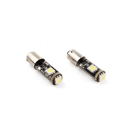 Ampoules veilleuses à LED BA9S / T4W SMD 1,5W - Blanc