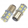 Ampoules P21/5W BAY15D 1157 à 13 LED Blanc