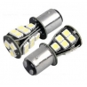 Ampoules P21/5W BAY15D 1157 à 18 LED CANBUS Orange